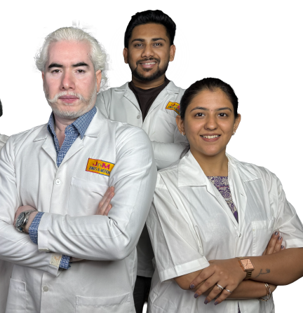 Dr. Sudarshan Singh and the JointsnMotion team